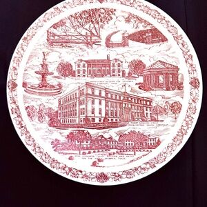 Vernon Kilns Supreme Forest Woodmen Circle USA Collector Plate Nebraska and Texa